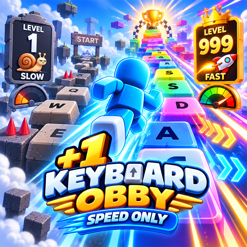 +1 keyboard obby speed only