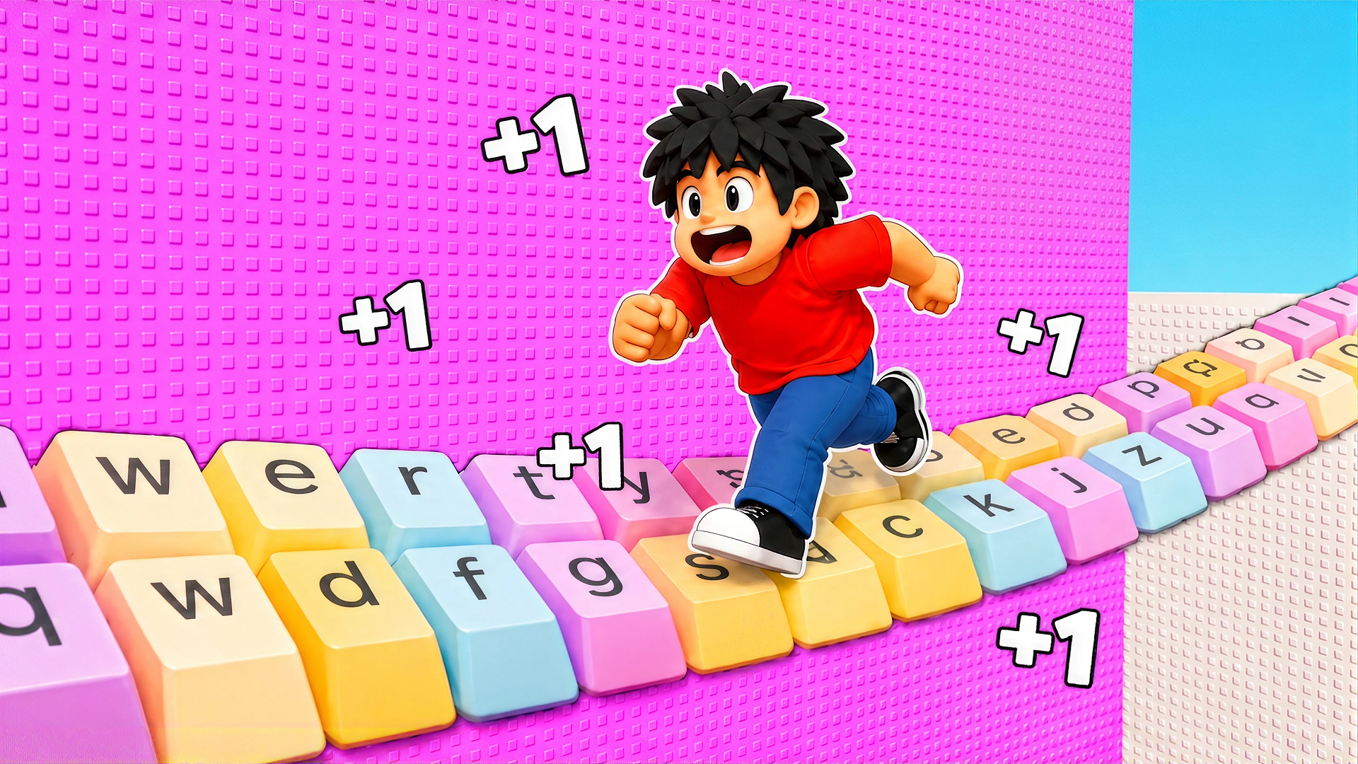 +1 Speed Keyboard Escape: Obby cover art