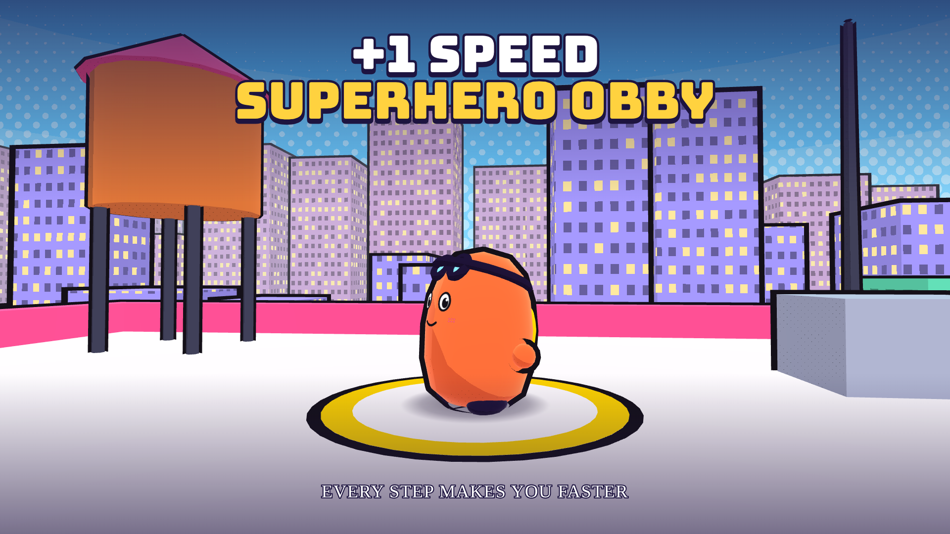 Gambar sampul +1 Speed Superhero Obby