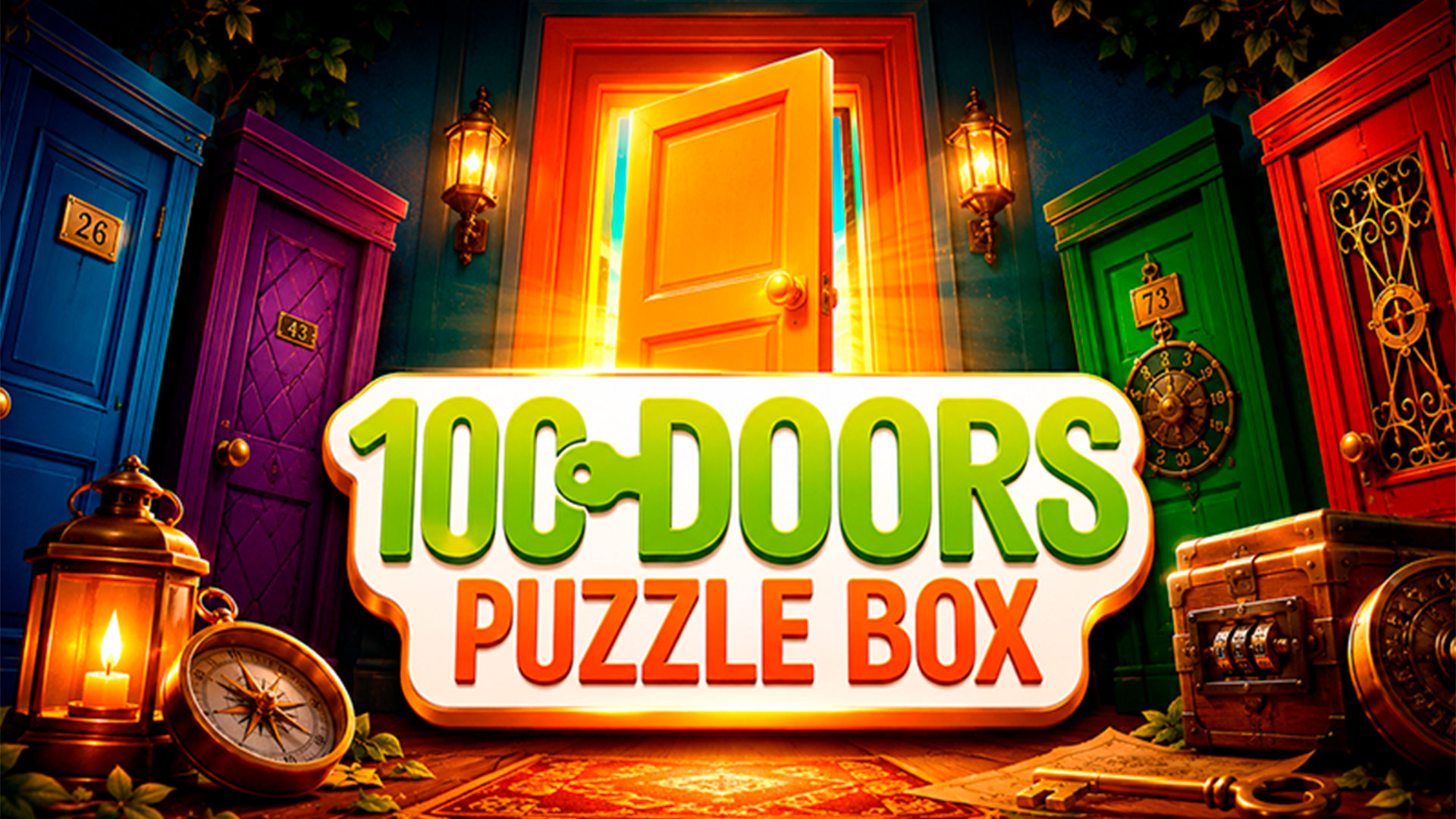 100 Doors Puzzle Box
