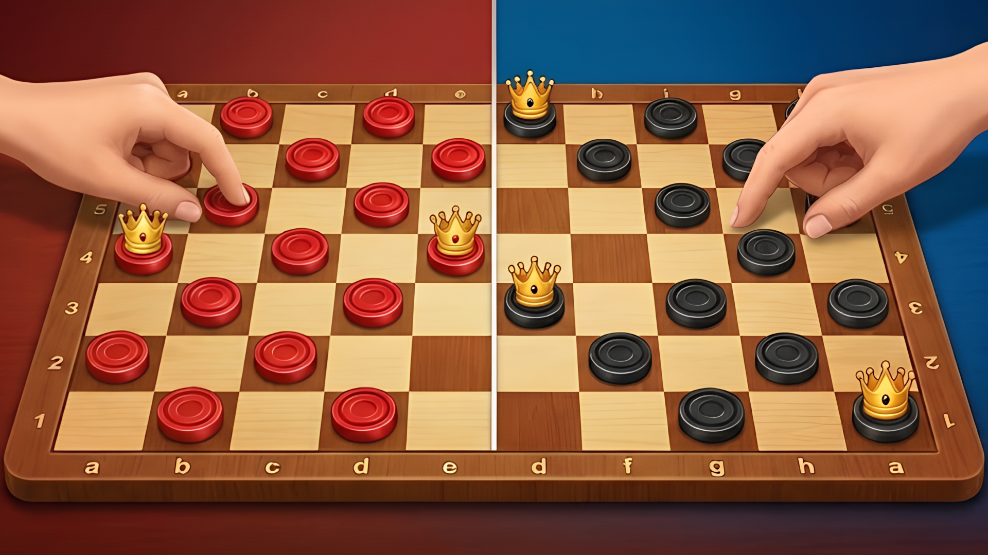 2 Players Checkers Online