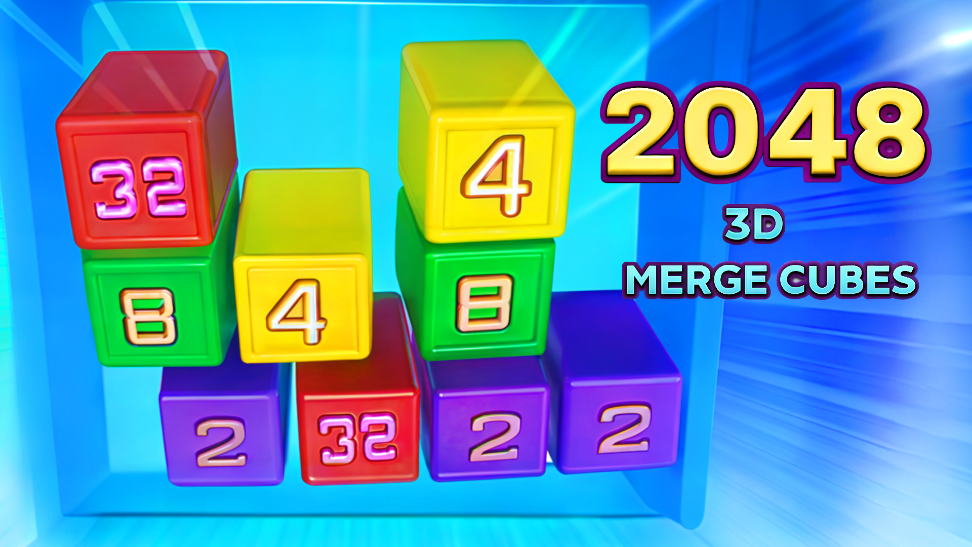 2048 3D: Merge Cubes cover art