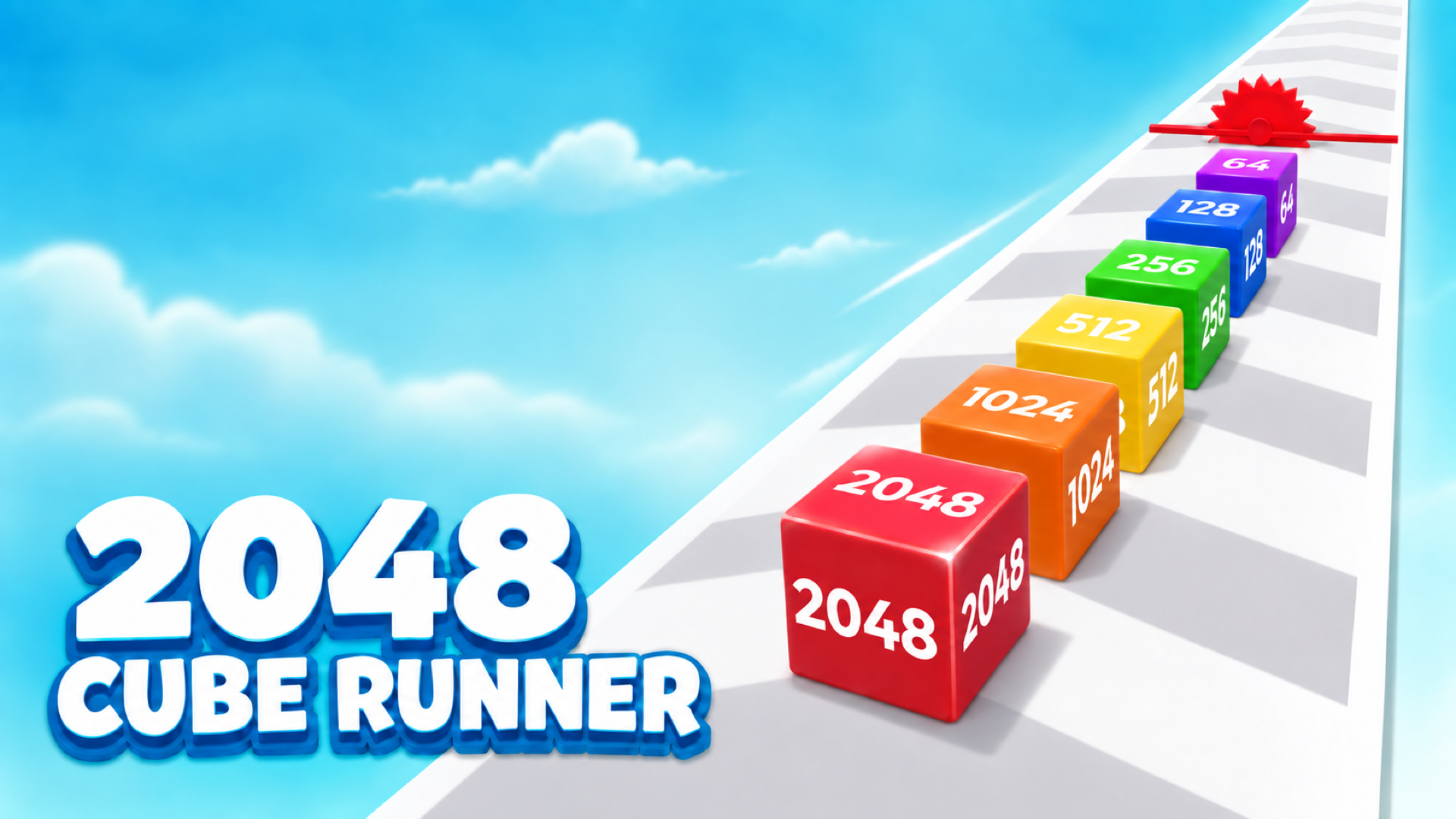 Visuel de 2048 Cube Runner: 3D Merge