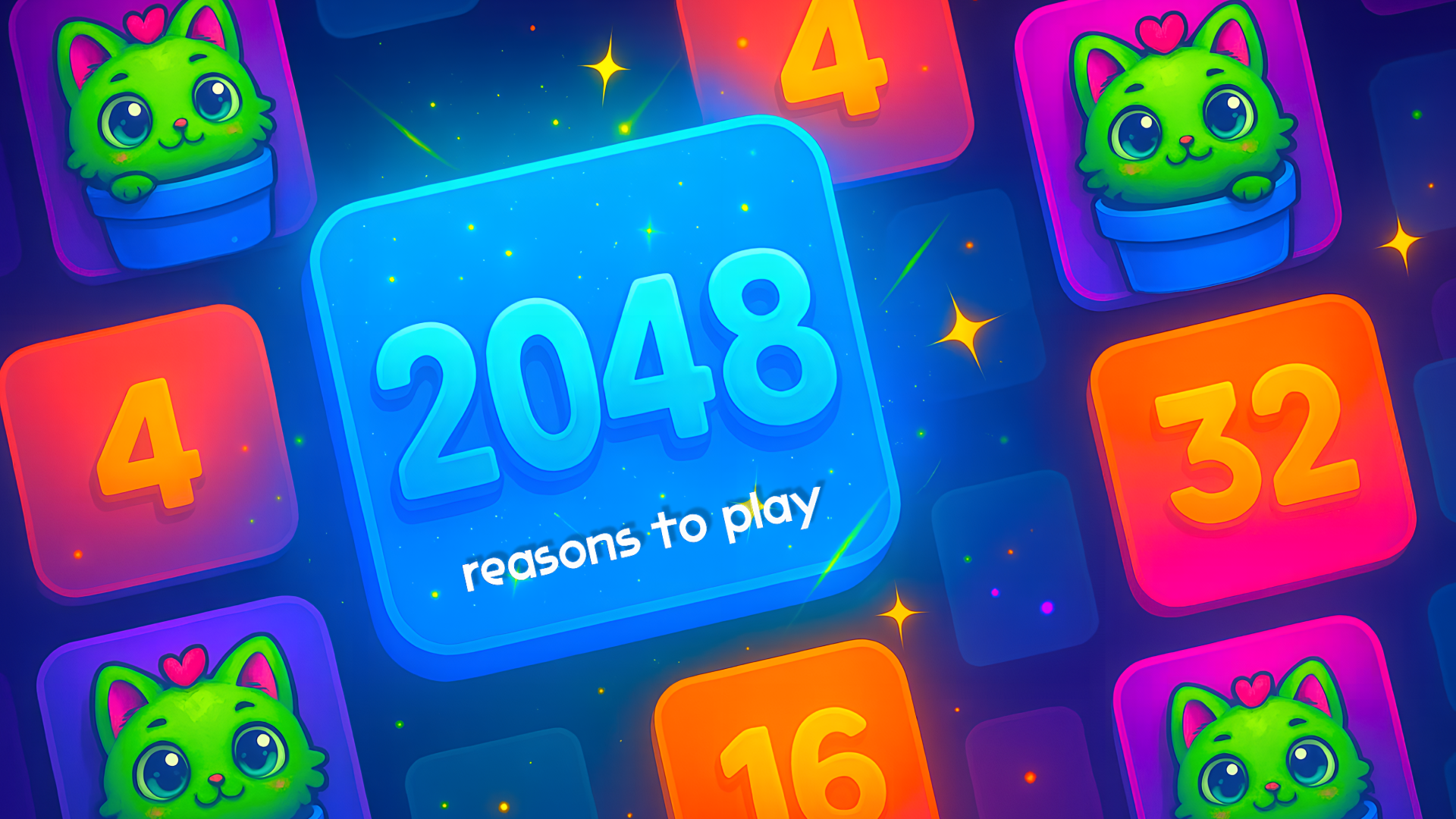 Arte da capa de 2048 reasons to play