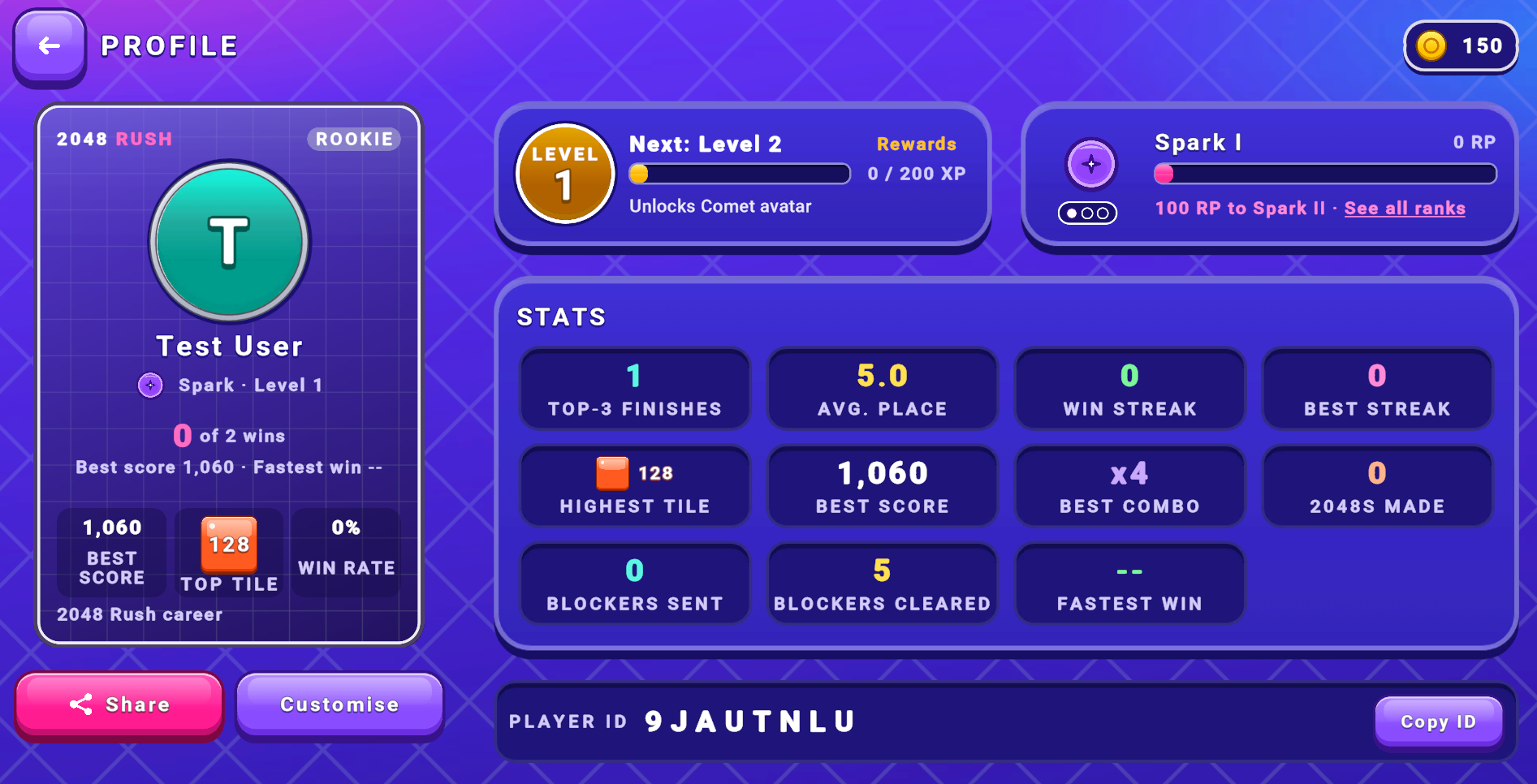 2048 Rush - Multiplayer screenshot 3