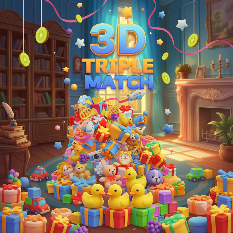 3D Triple Match - Brain Games puzzle game thumbnail