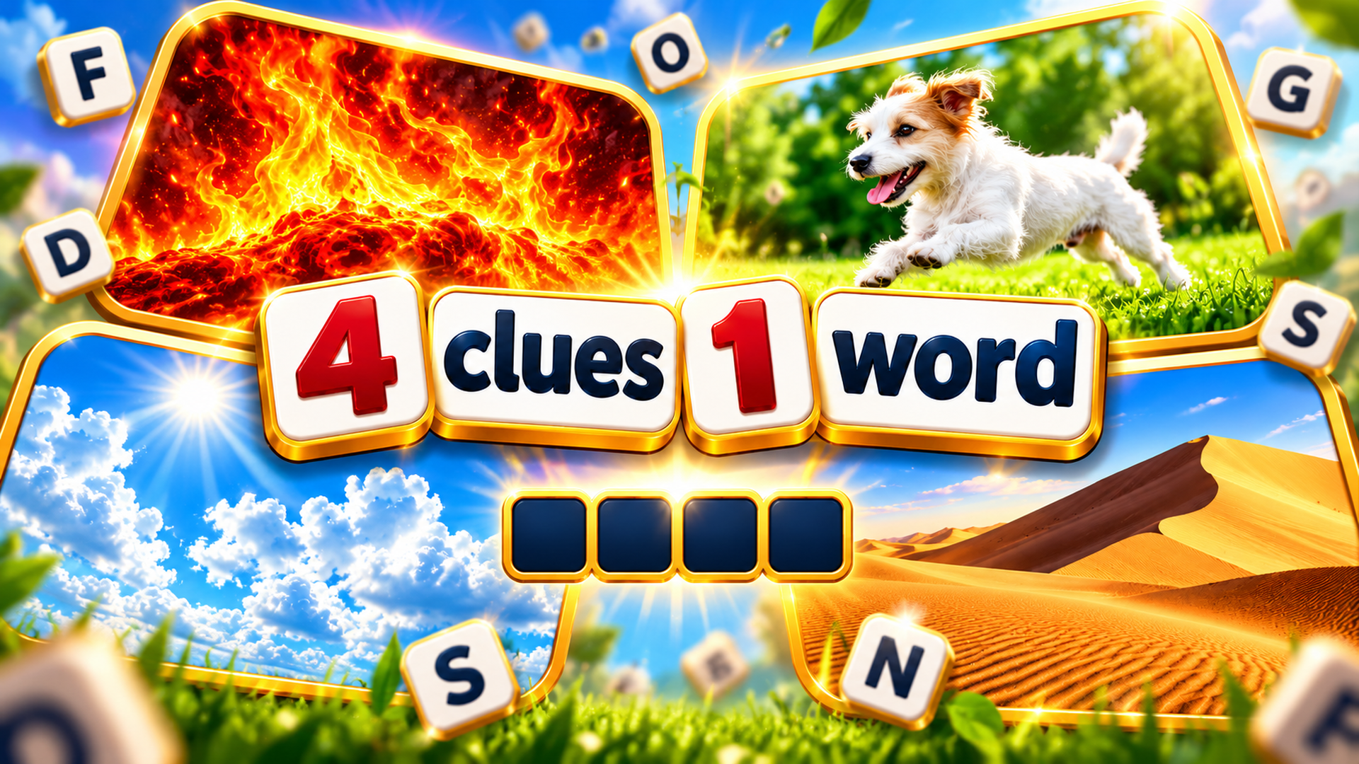 4 Clues 1 Word game thumbnail