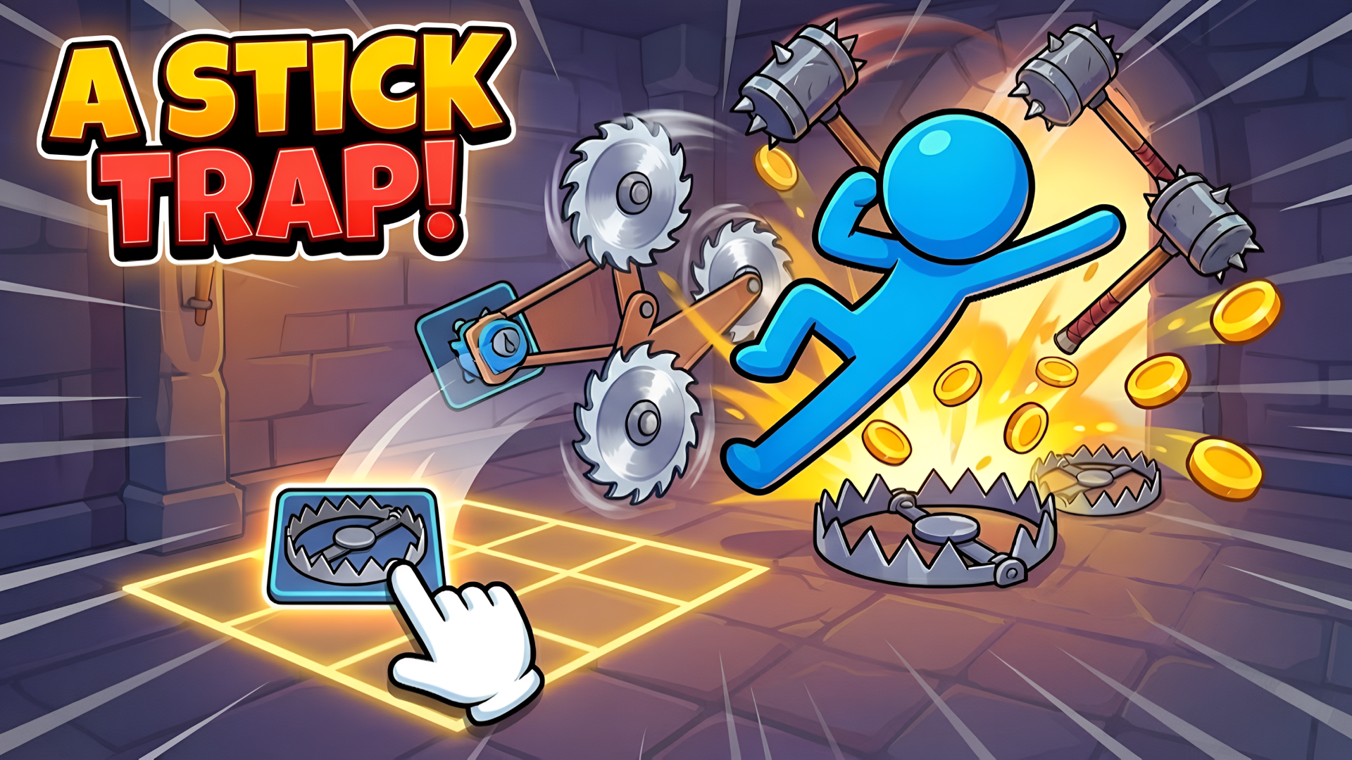 Copertina di A Stick trap!