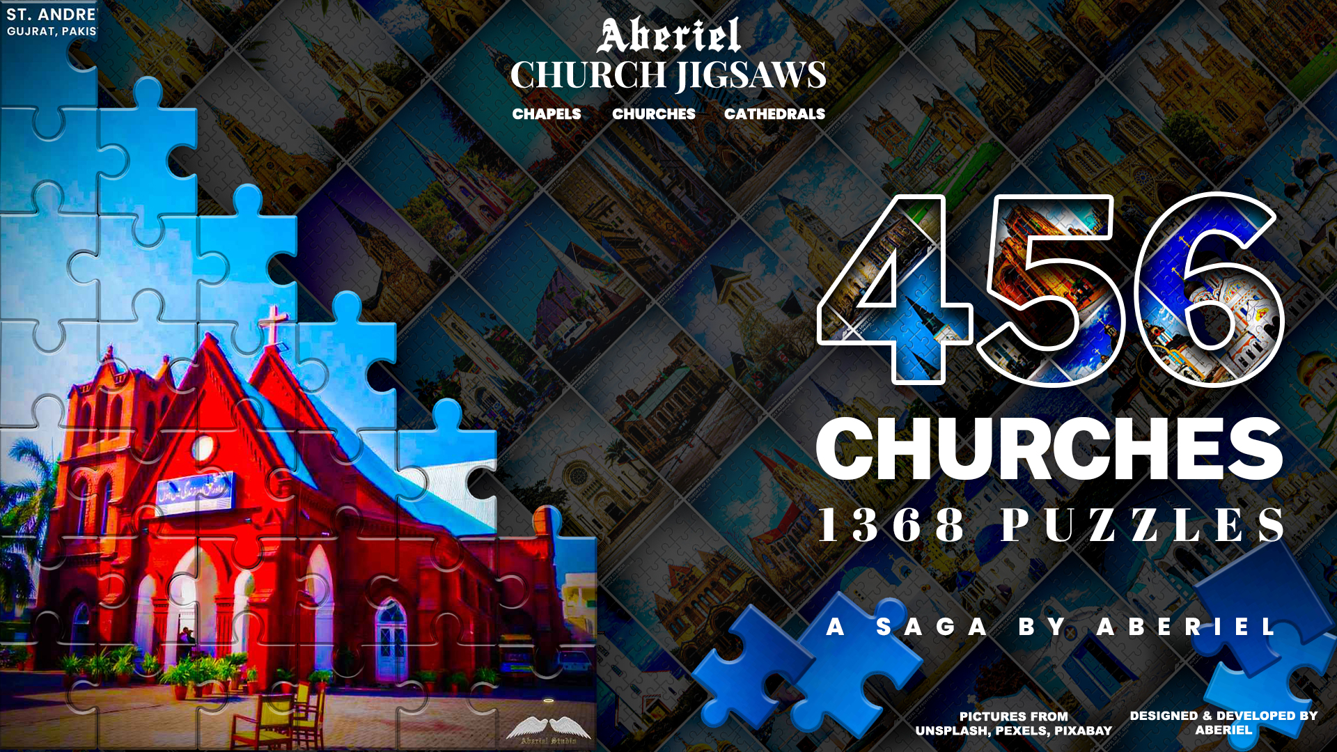 Aberiel Church Jigsaw Puzzles Saga Chapter 1