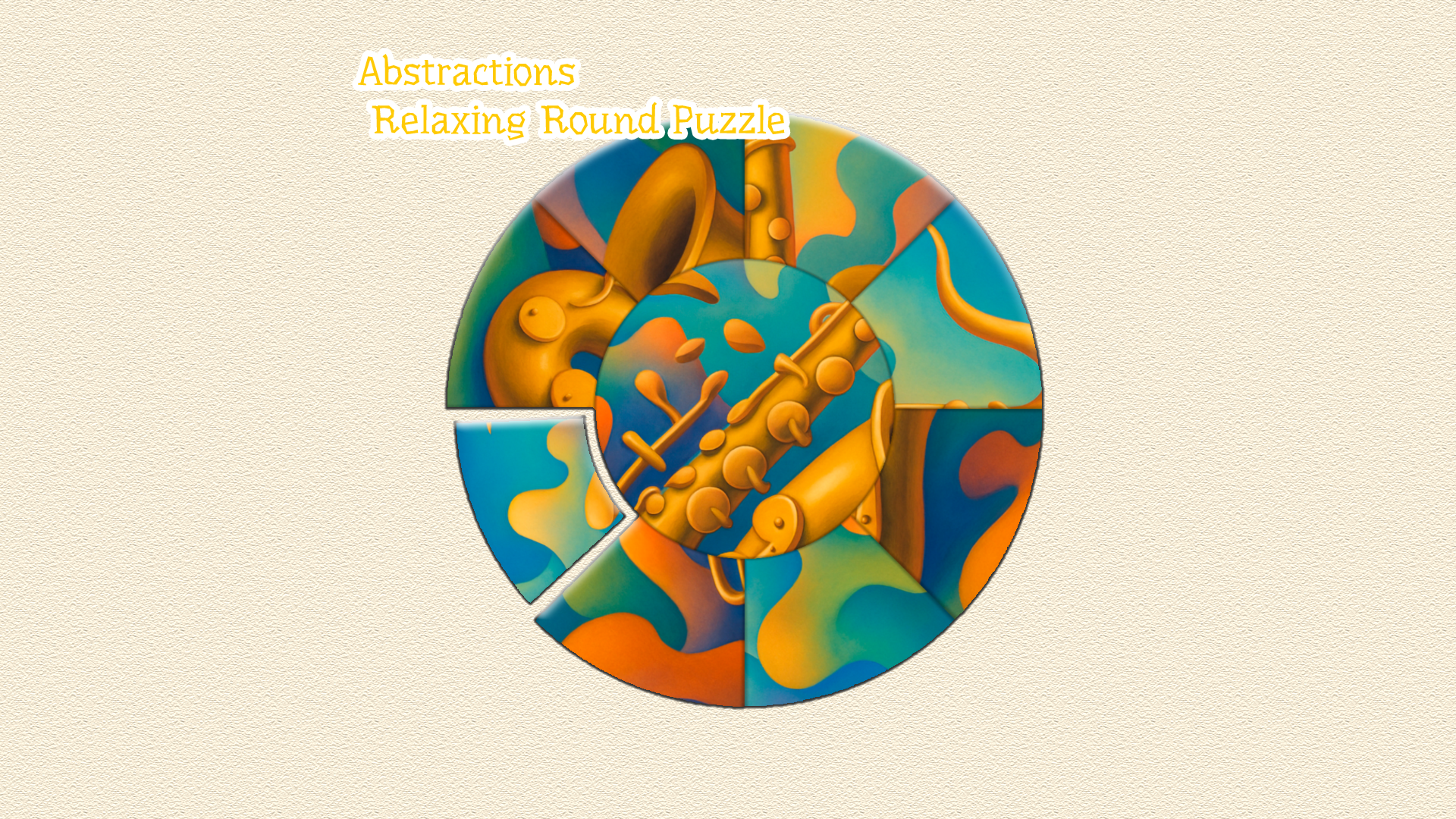 Copertina di Abstractions — Relaxing Round Radial Puzzle