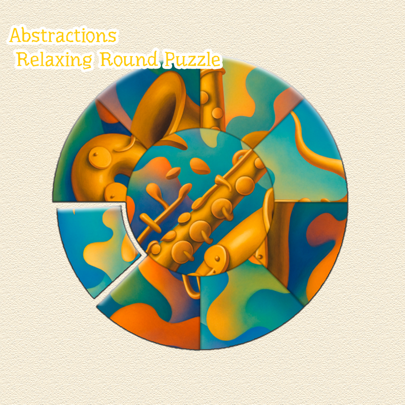 Abstractions — Relaxing Round Radial Puzzle