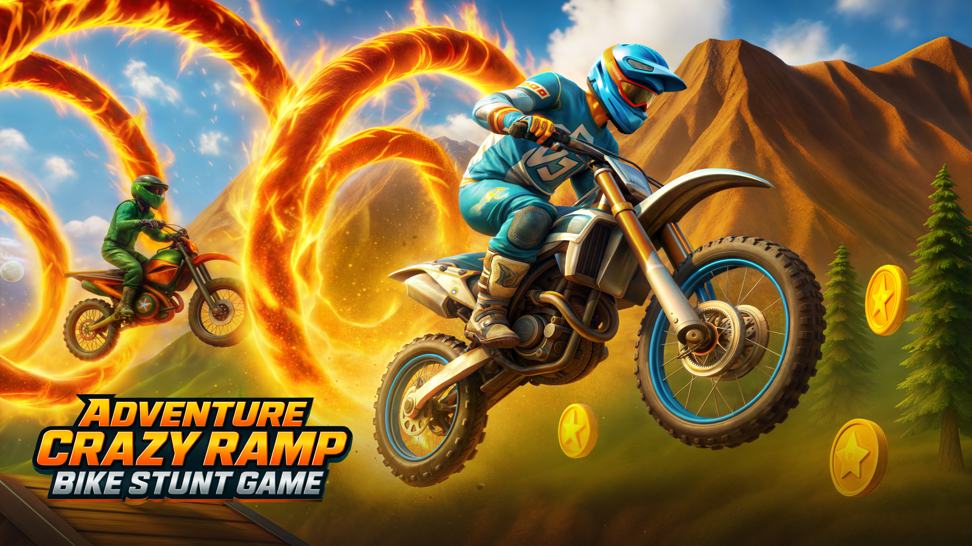 Adventure Crazy Ramp Bike Stunt Game cover art