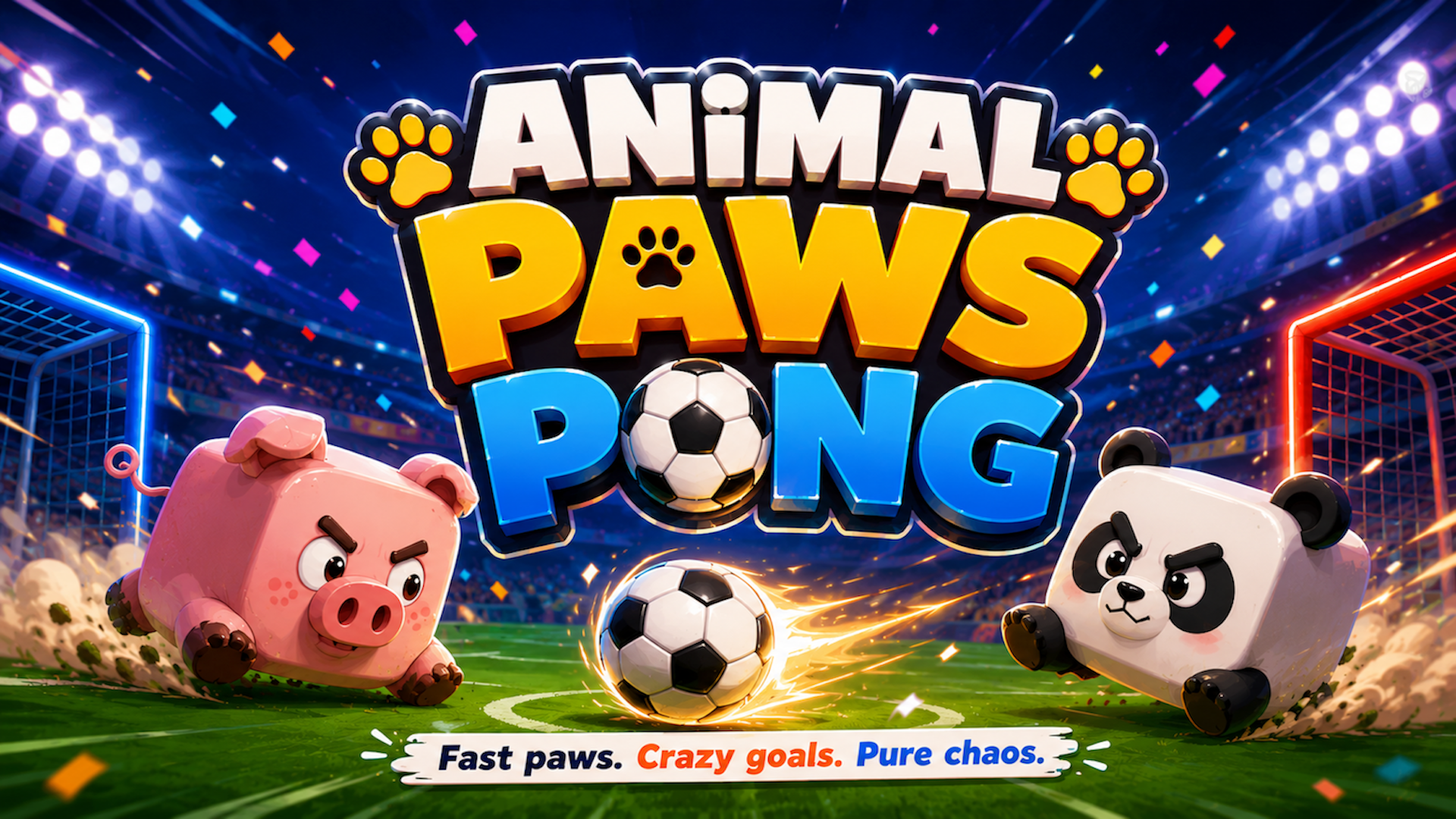 Copertina di Animal Paws Pong
