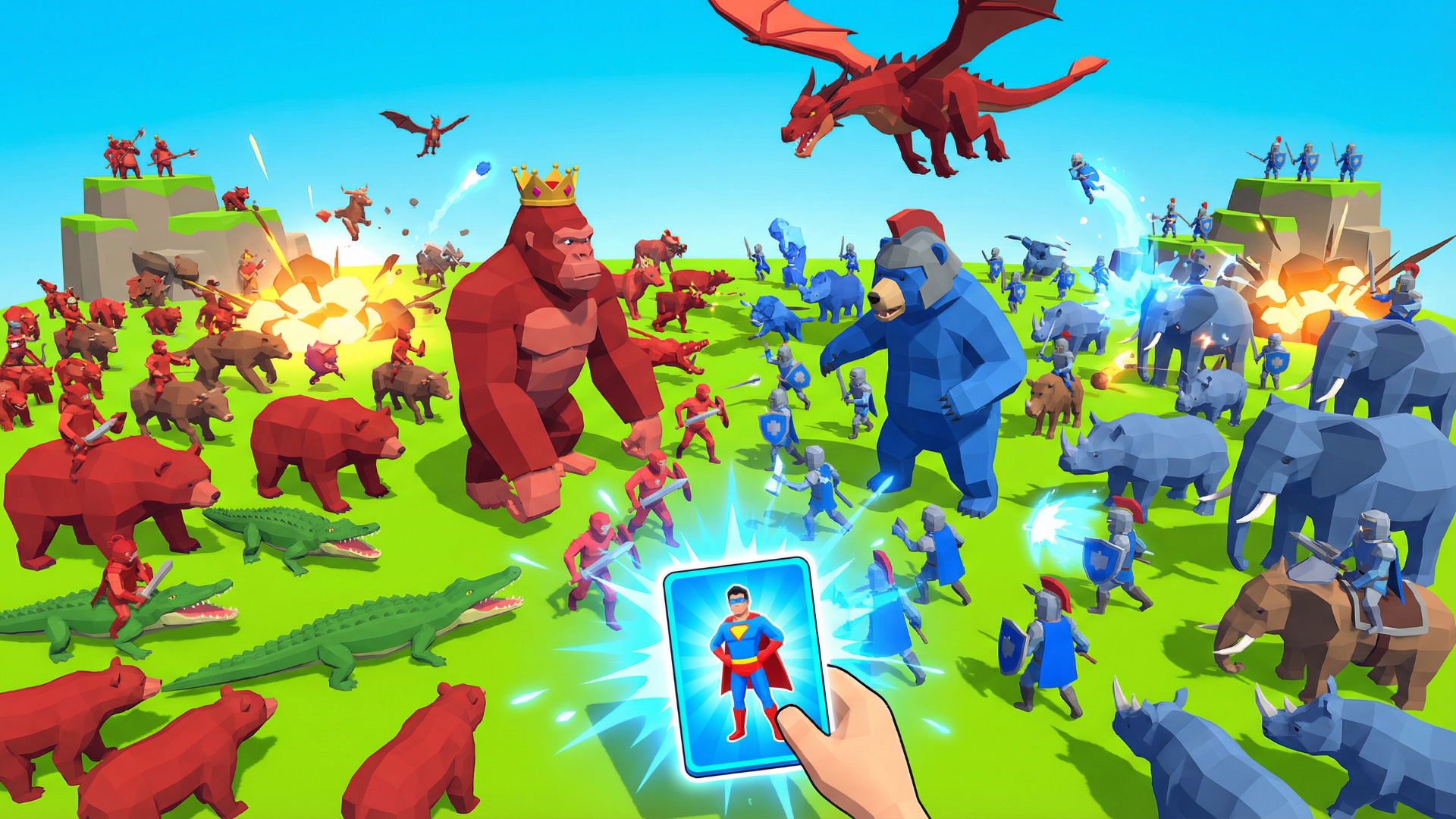 Copertina di Animals Battle
