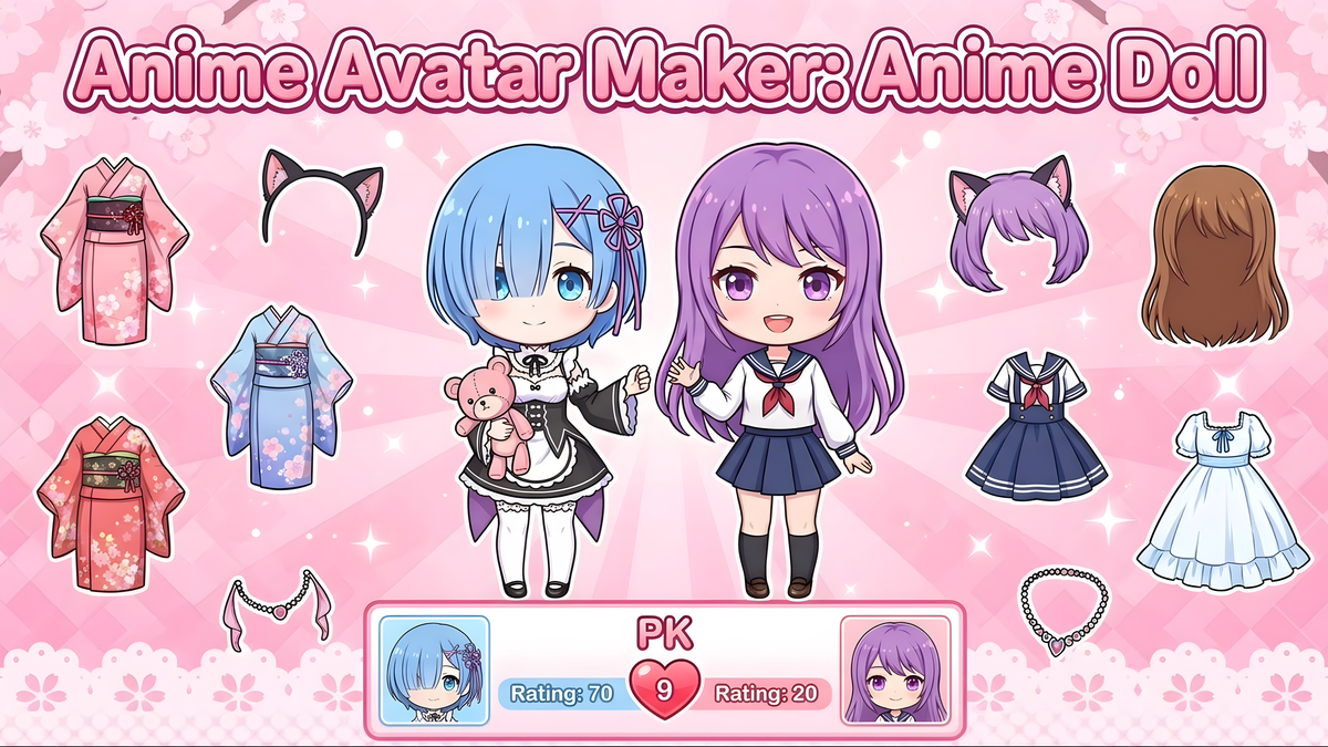 Anime Avatar Maker: Anime Doll