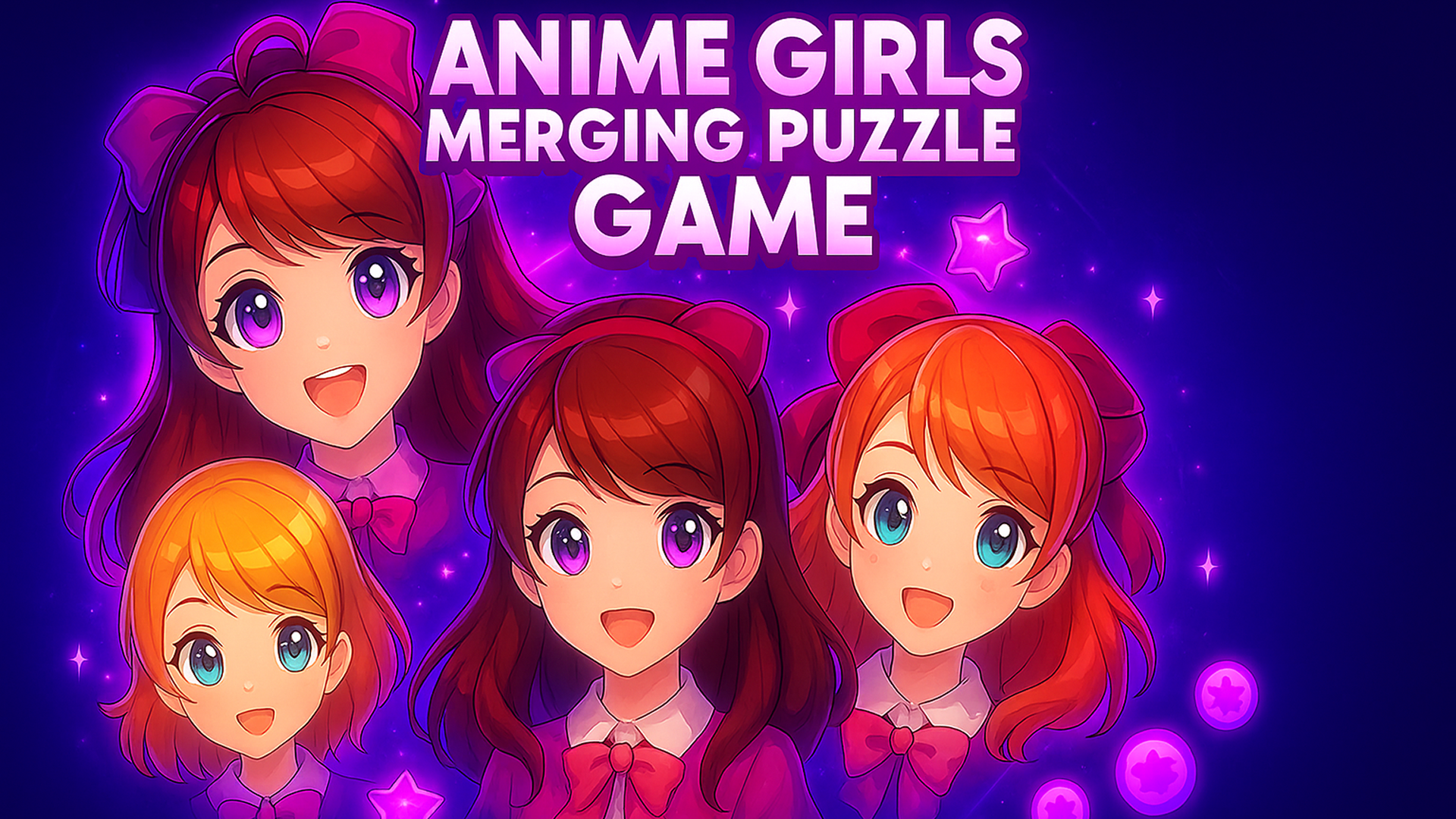 Anime Girls Merging - Puzzle Game cover art