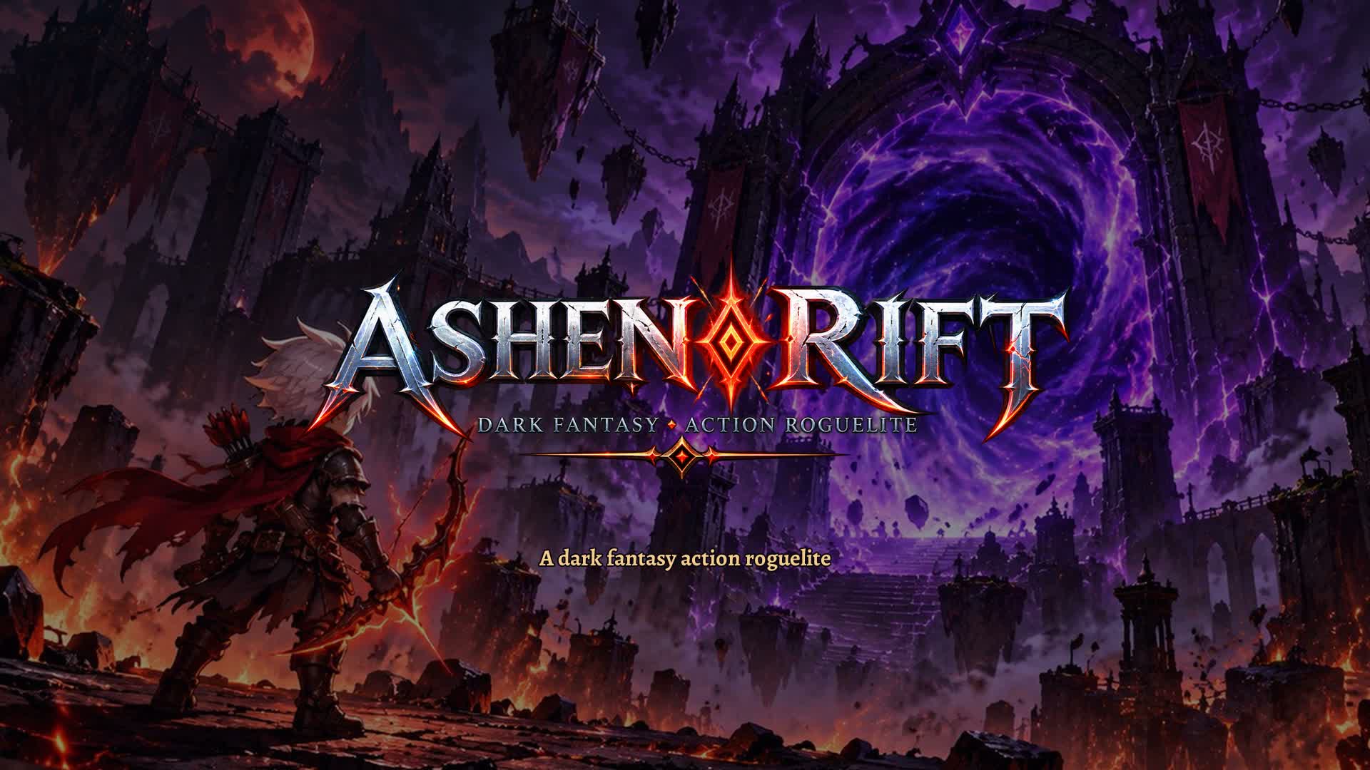 Arte da capa de Ashen Rift