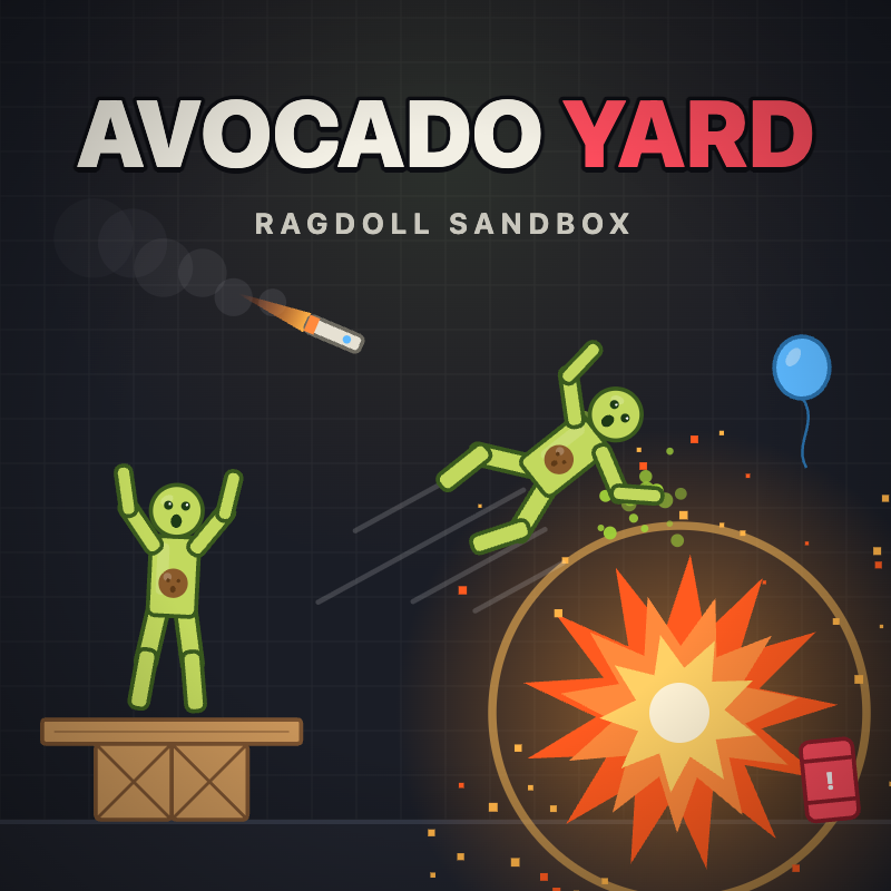 Avocado Yard: Ragdoll Sandbox