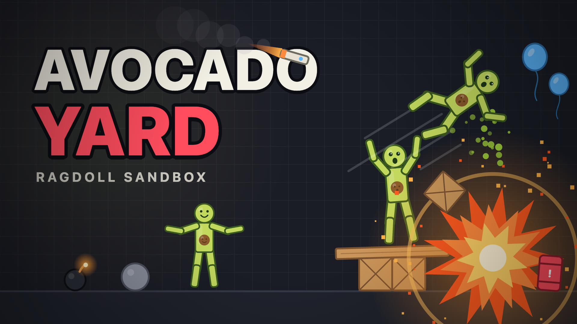 Avocado Yard: Ragdoll Sandbox