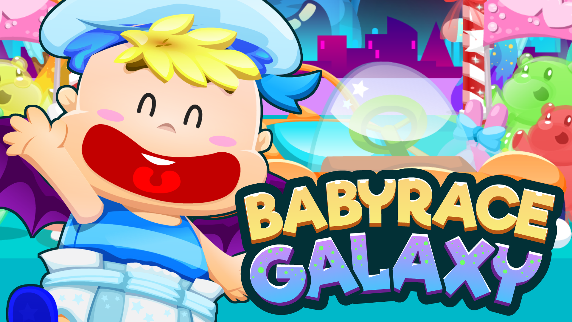 Arte da capa de Baby Race Galaxy