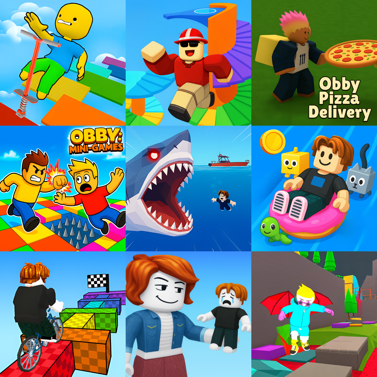 67 obby games