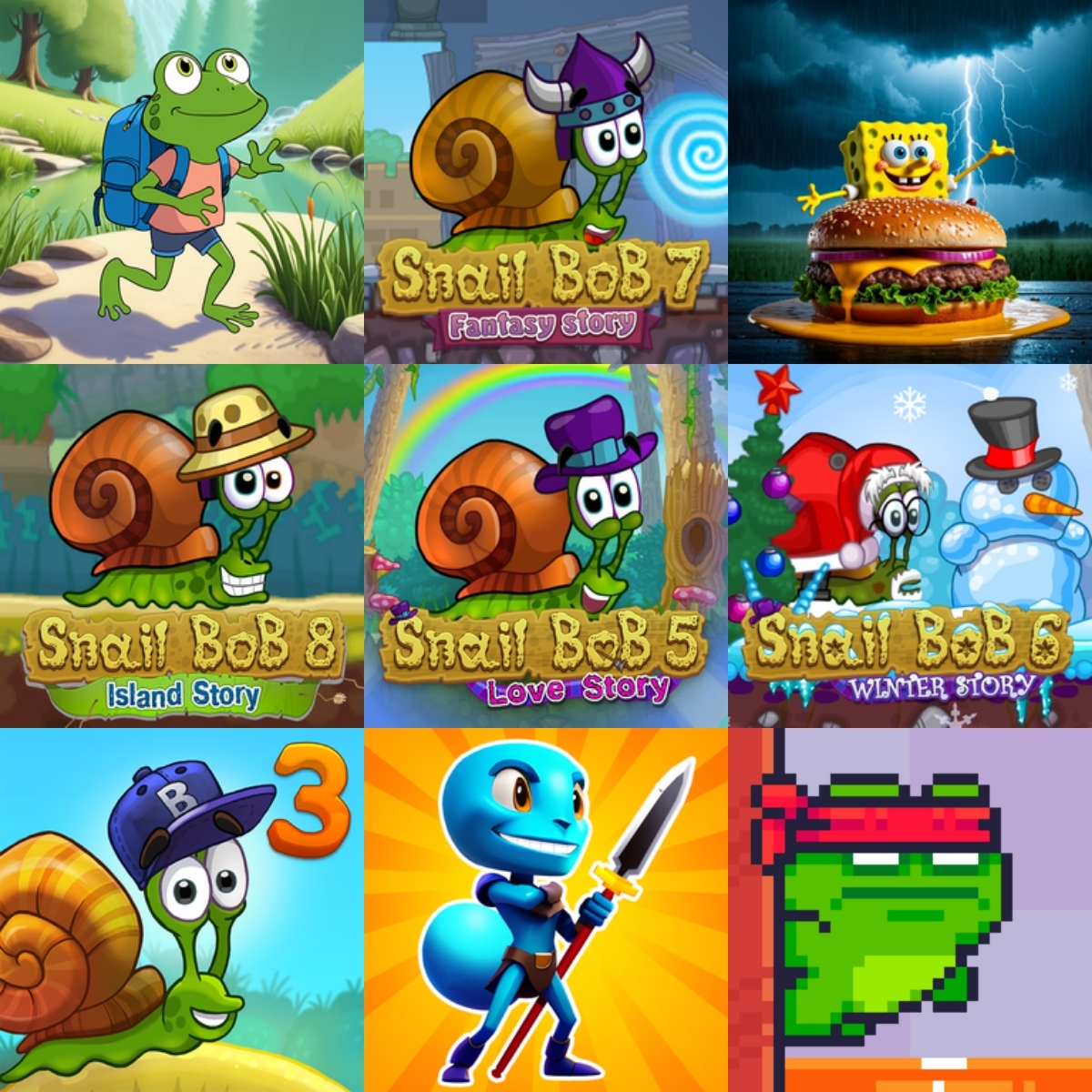 Jogos de Snail Bob