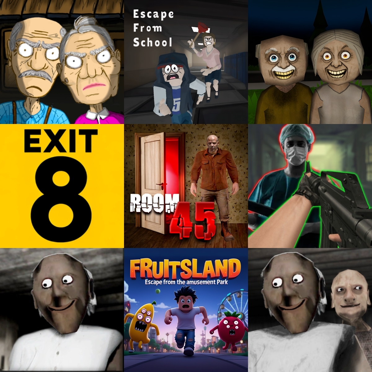 Gry Horror escape