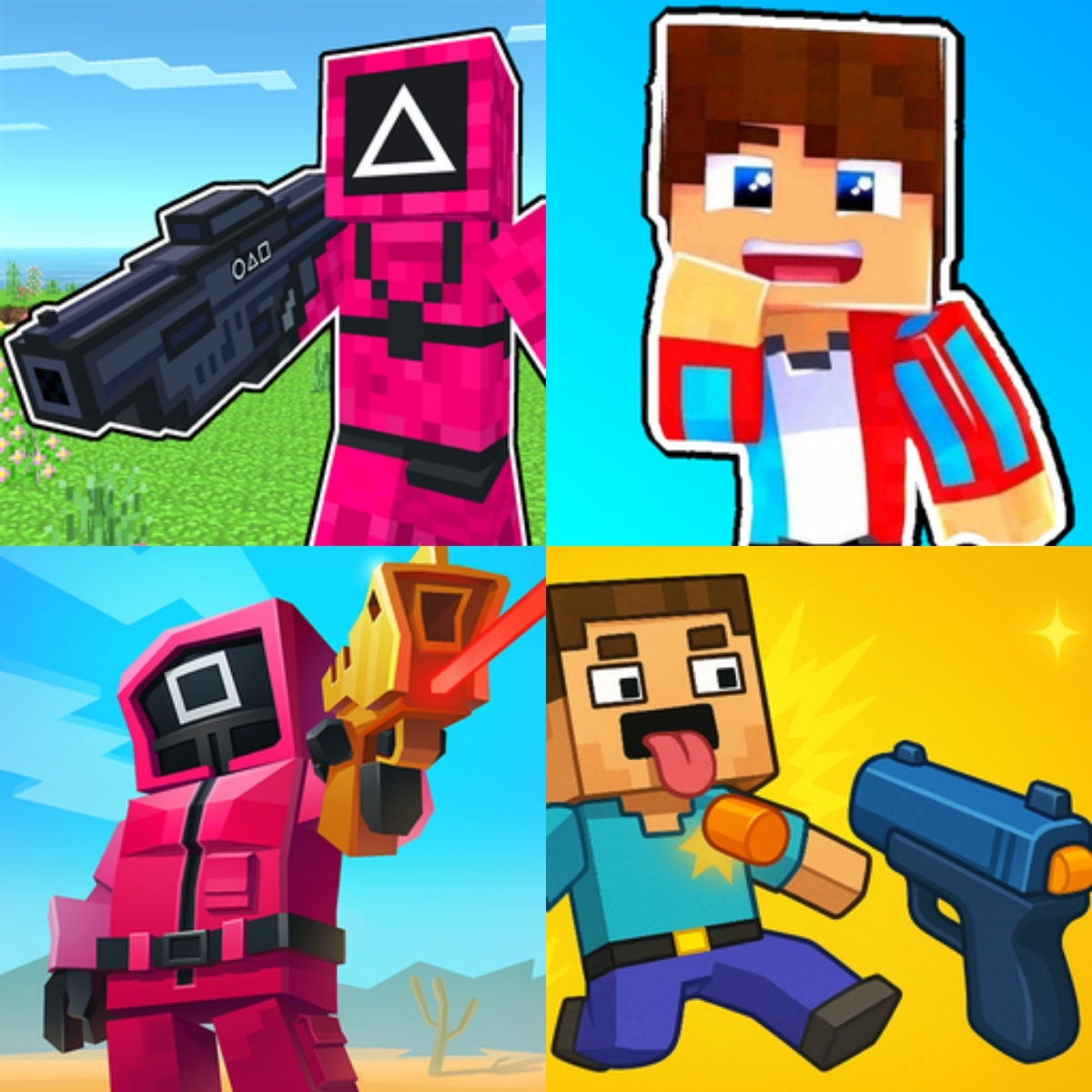 Permainan Penembak Minecraft