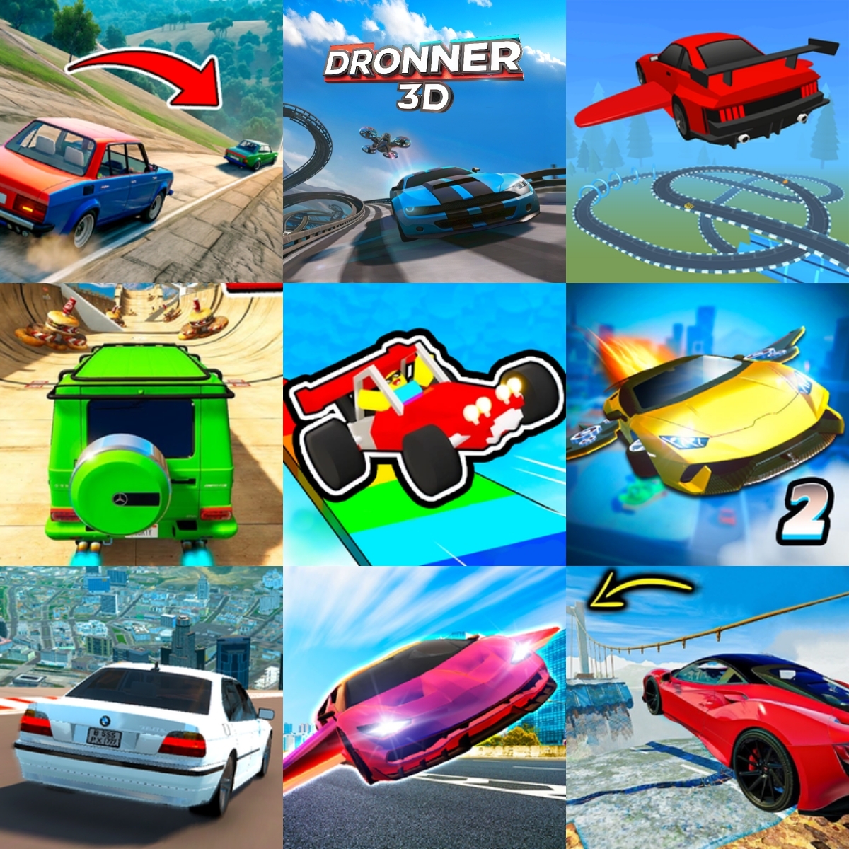 Spiele mit fliegenden Autos