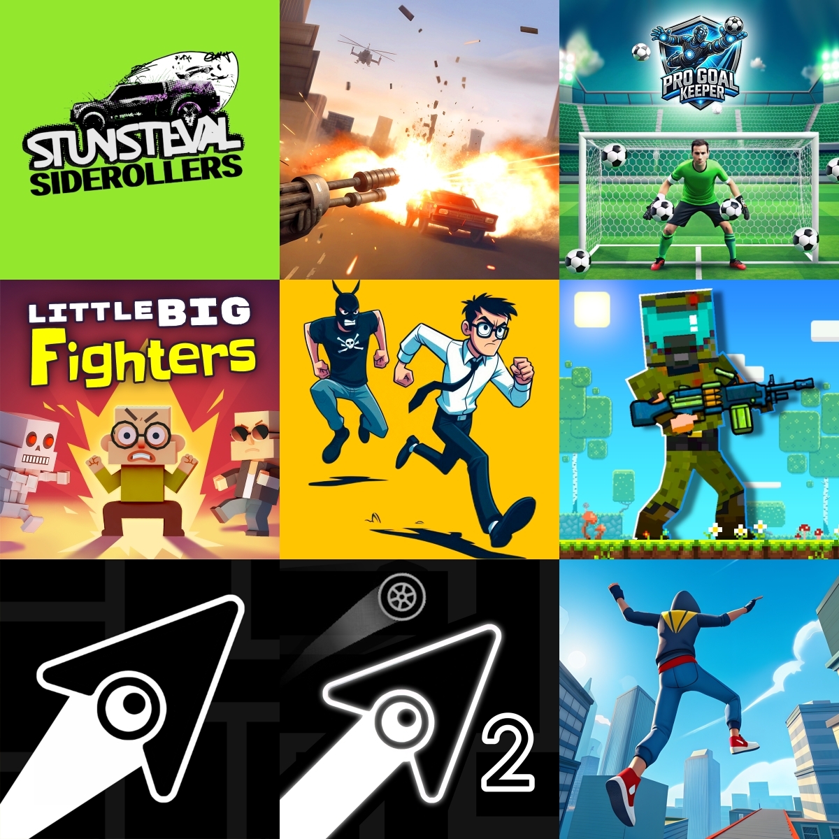 Fast paced action games