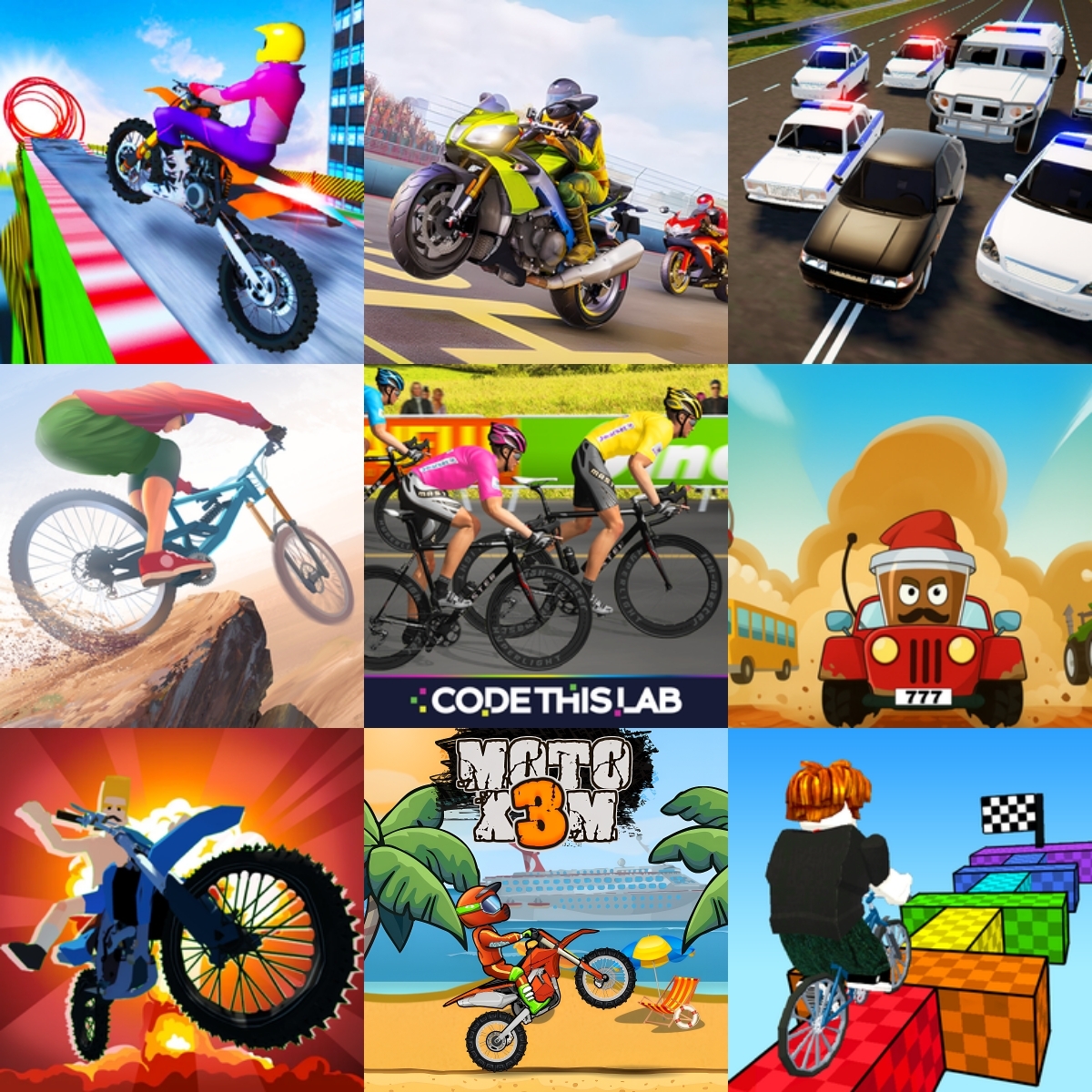 Spiele Fahrrad-Rennspiele