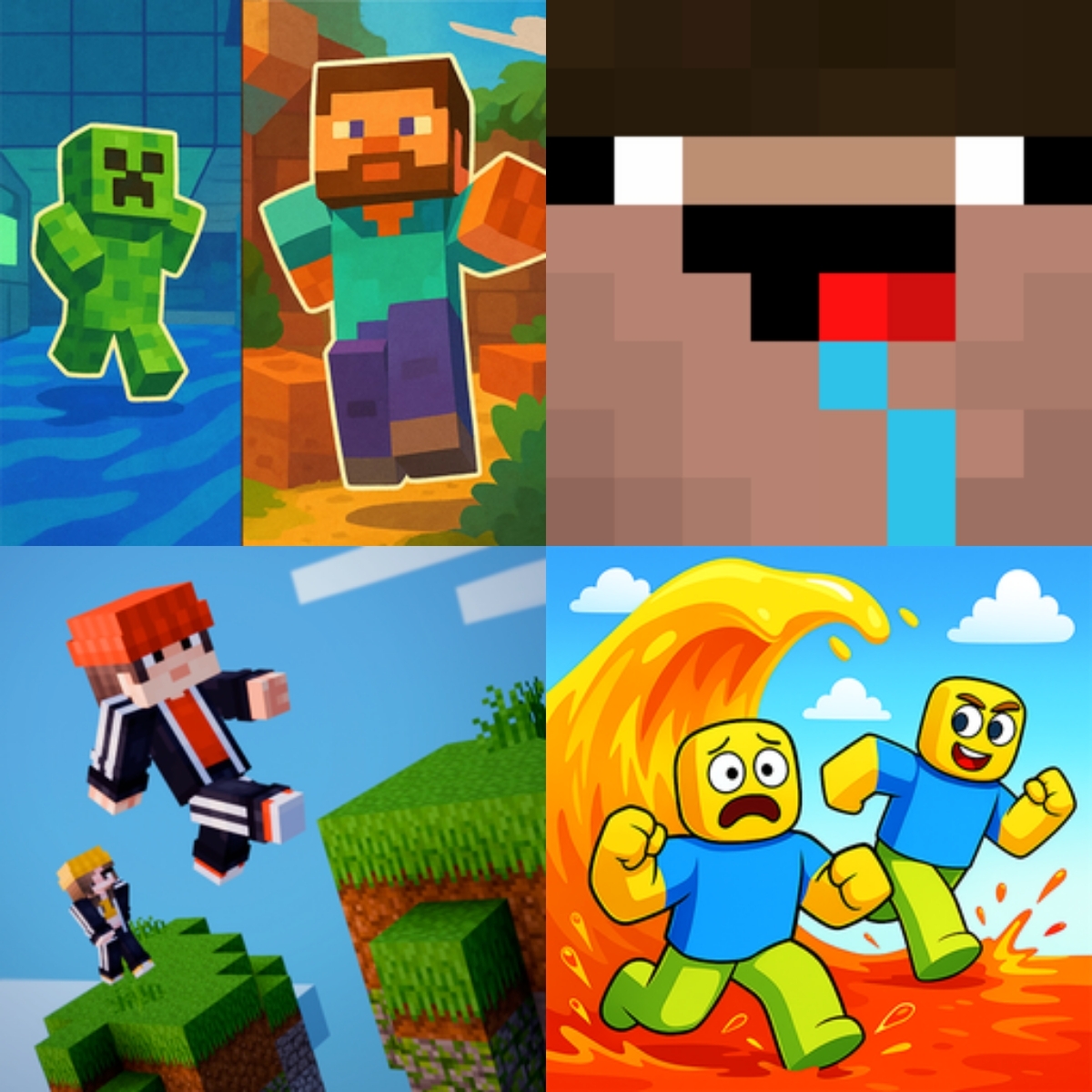 Parkour Minecraft games