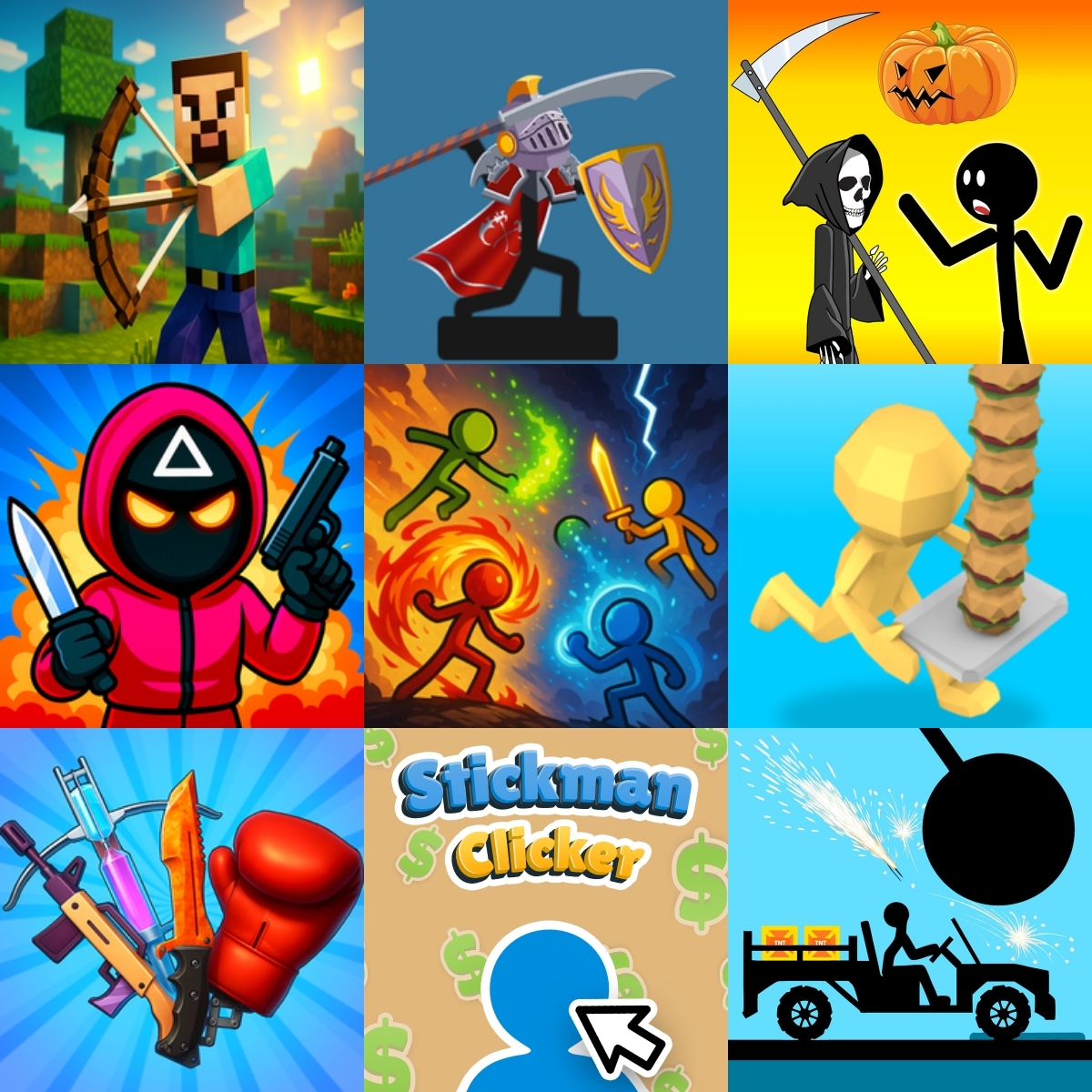 Stickman-Spiele