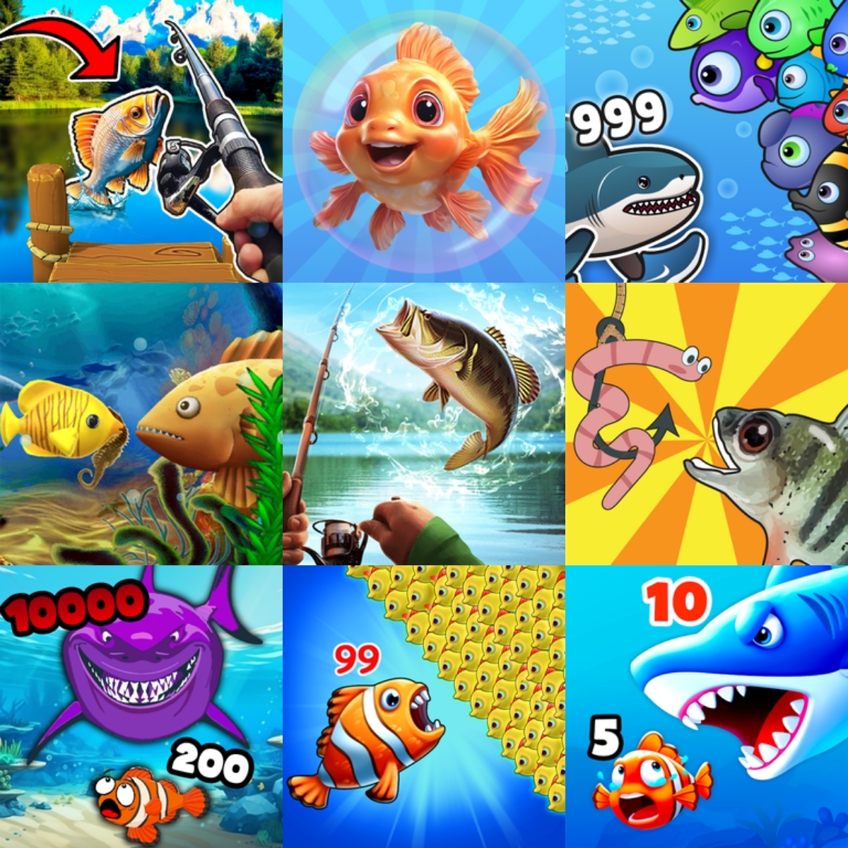 Giochi di Pesce Mangiare Pesce