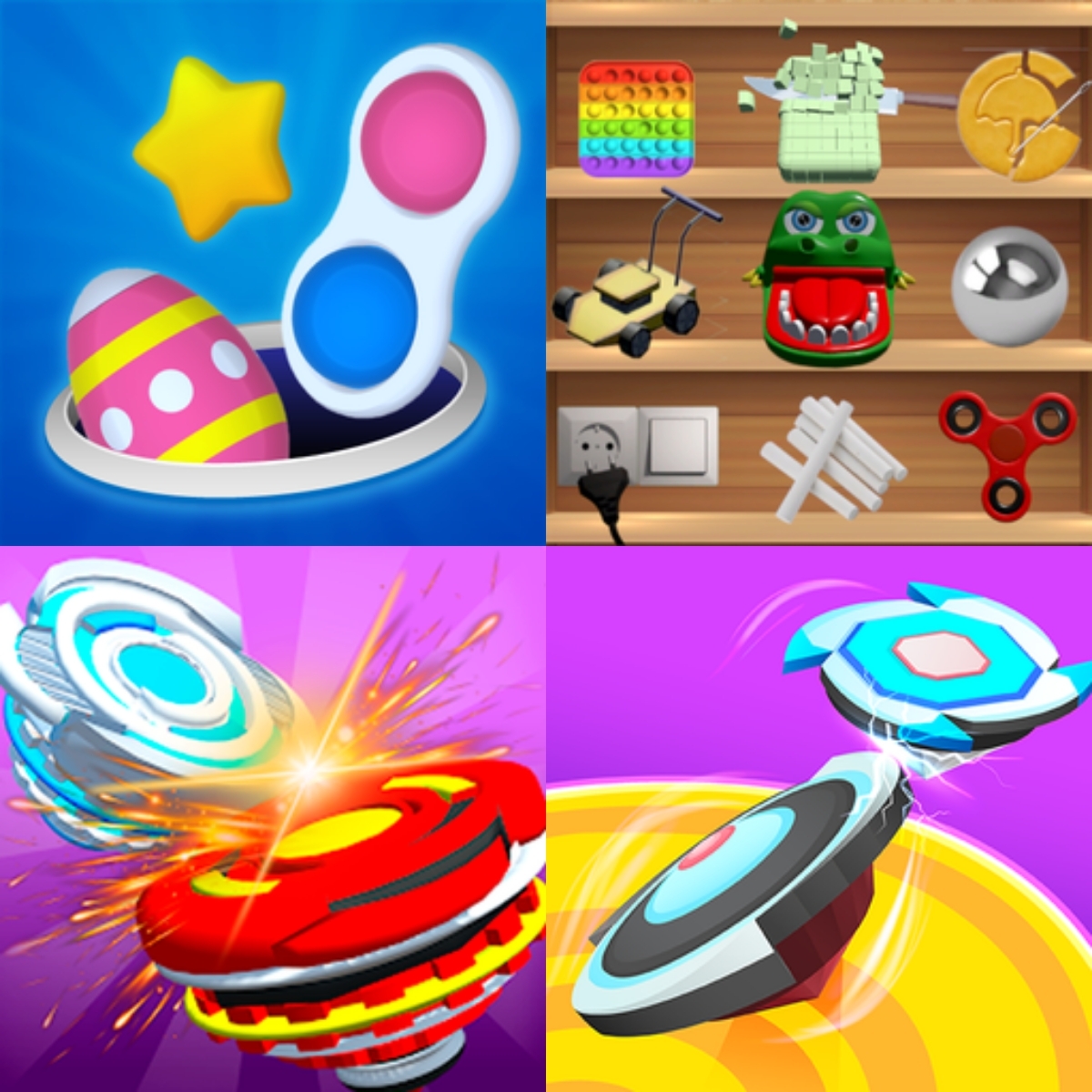 Jeux de Fidget Spinner