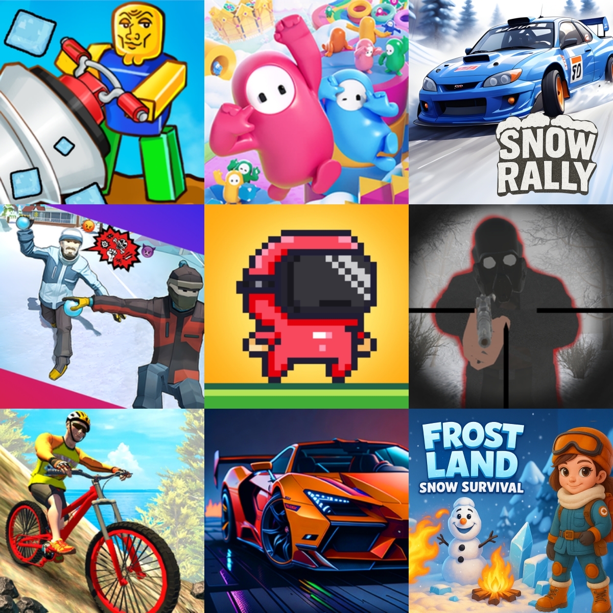 Schneespiele Spiele