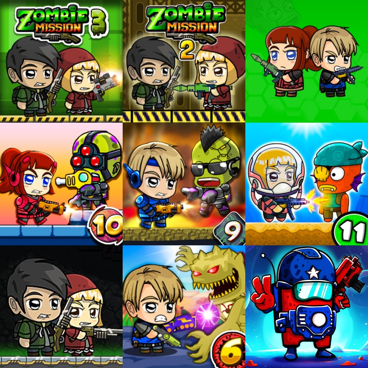 Giochi Zombie a 2 giocatori