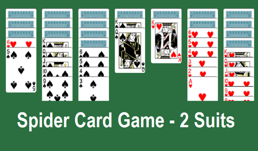 Copertina di Spider Solitaire - 2 Suits