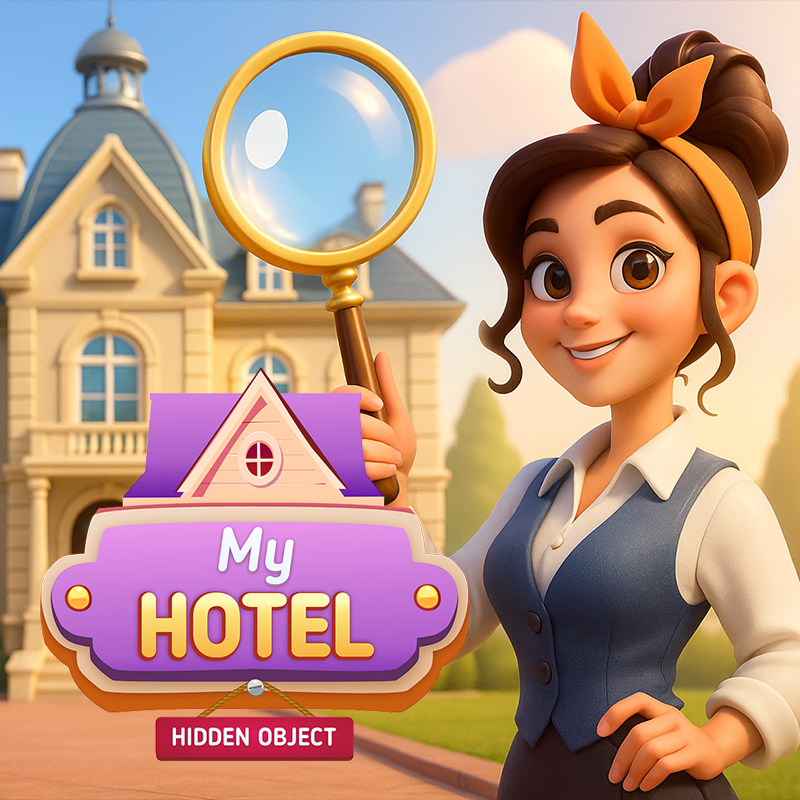Wimmelbild: Mein Hotel - Vorschaubild des Wimmelbild-Puzzlespiels