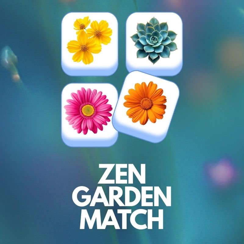 Zen-Garten Match - Vorschaubild des Match-3-Puzzlespiels