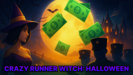 Crazy Runner Witch: Halloween