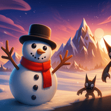 Crazy Snowman: Runner Game