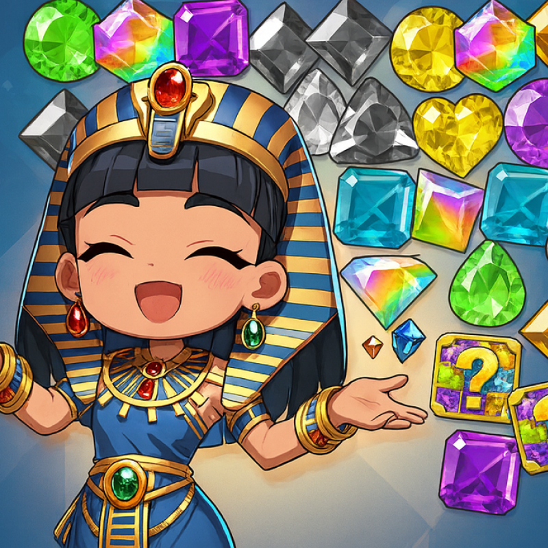 Las Joyas de la Reina: miniatura del juego de puzzles de Combina 3