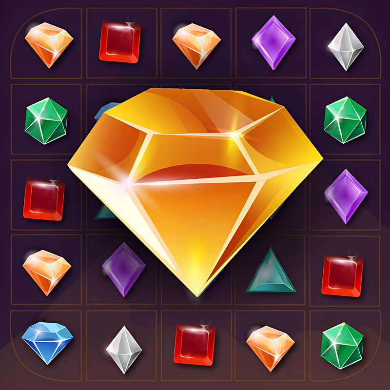 Légende des Joyaux - vignette du jeu de puzzle Match-3