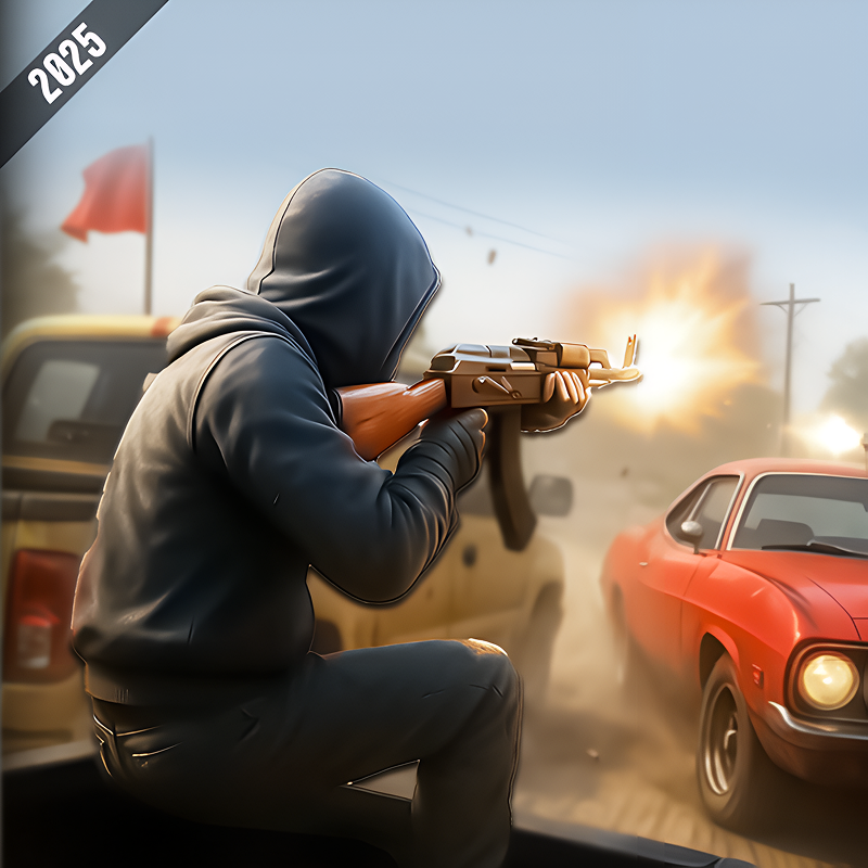 Highway Car Shooting 3D  Action Game 2025