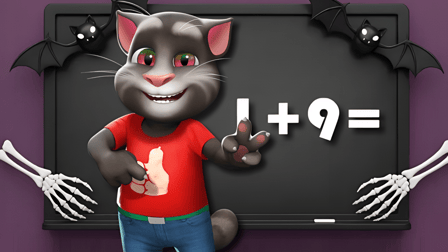 Halloween Tom Math Challenge