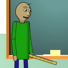 Baldi at school