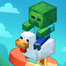 Chicken Jockey Helix Jump