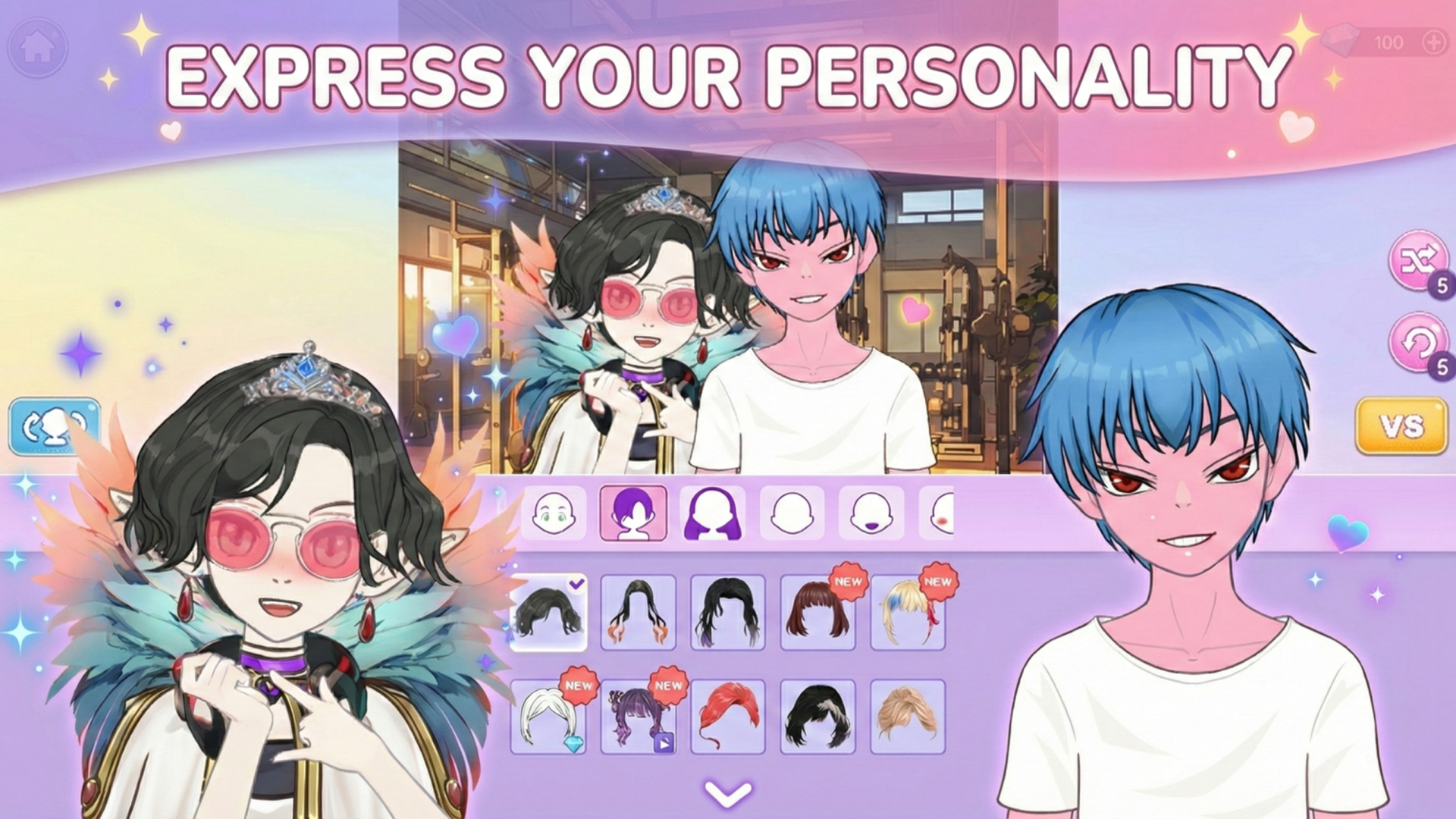 Anime Couple: Avatar Maker screenshot 2