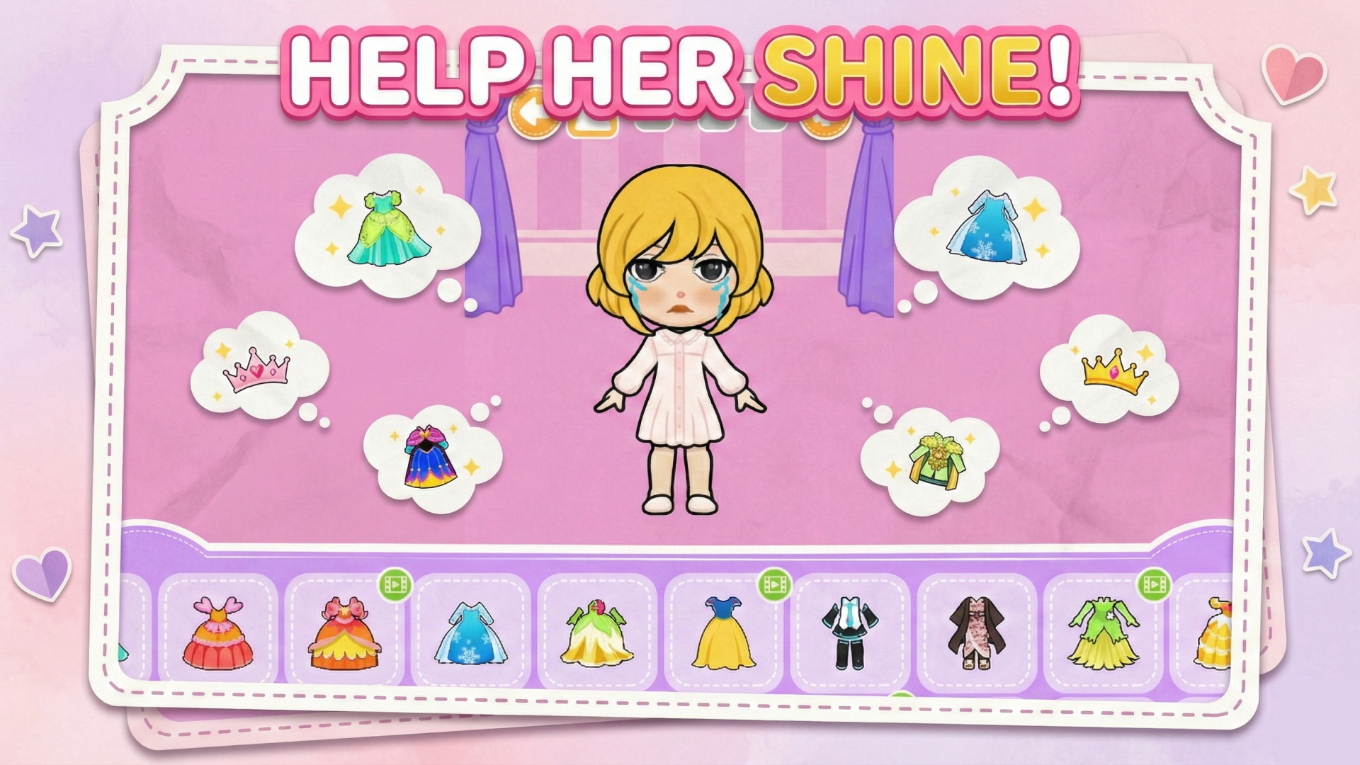 Paper Princess - Doll Dress Up screenshot 1
